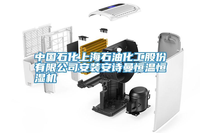 中國石化上海石油化工股份有限公司安裝深夜在线视频恒溫恒濕機