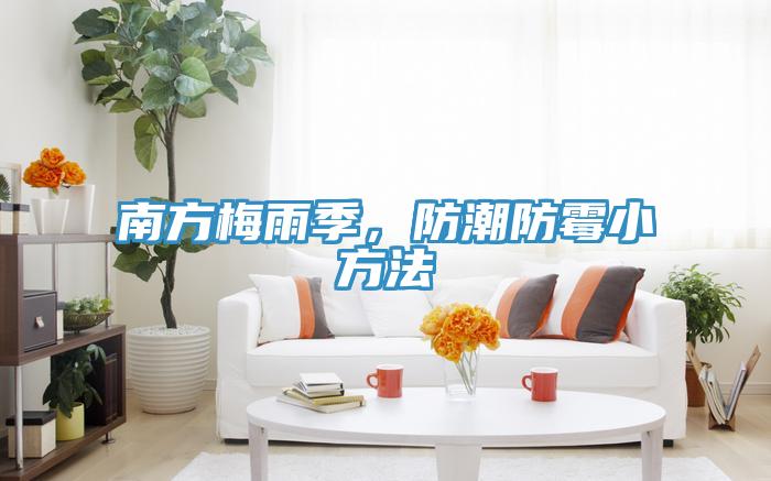 南方梅雨季，防潮防黴小方法