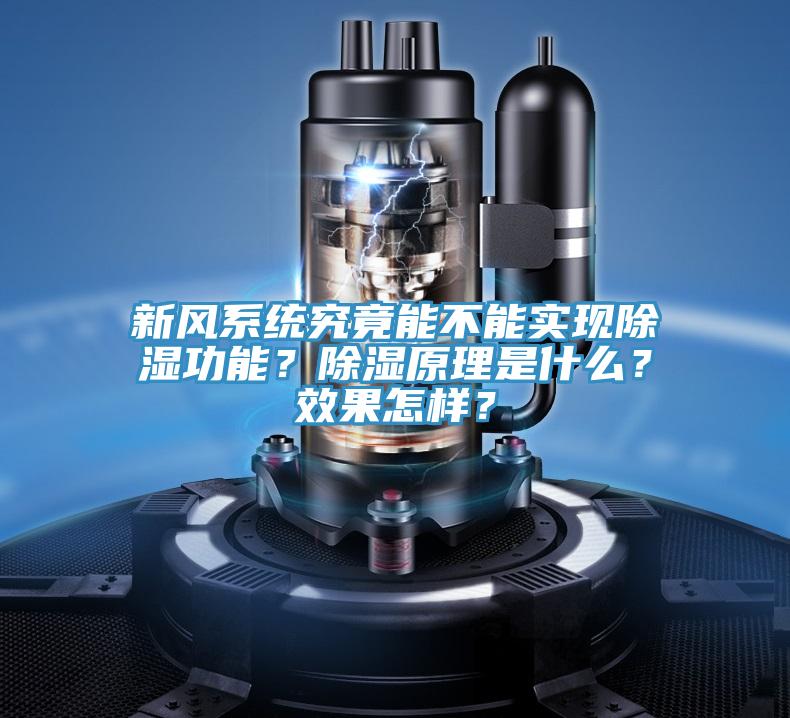 新風係統究竟能不能實現除濕功能？除濕原理是什麽？效果怎樣？