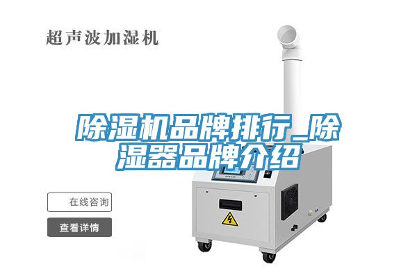 深夜福利视频网站品牌排行_除濕器品牌介紹