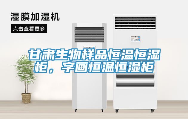 甘肅生物樣品恒溫恒濕櫃，字畫恒溫恒濕櫃
